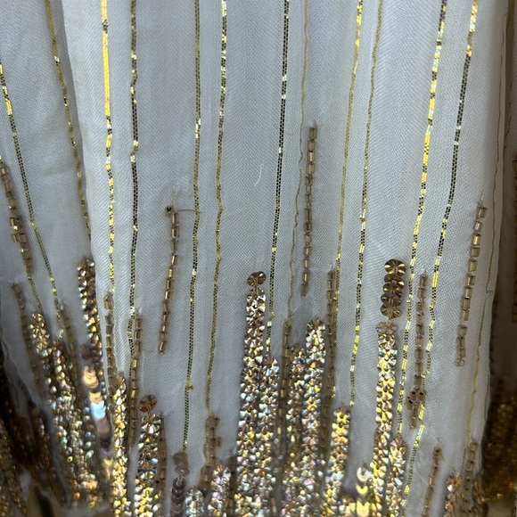 NWT Ranna Gill Anthropologie Elegant Beaded Tank Top Sequins Sz Large - Picture 9 of 9